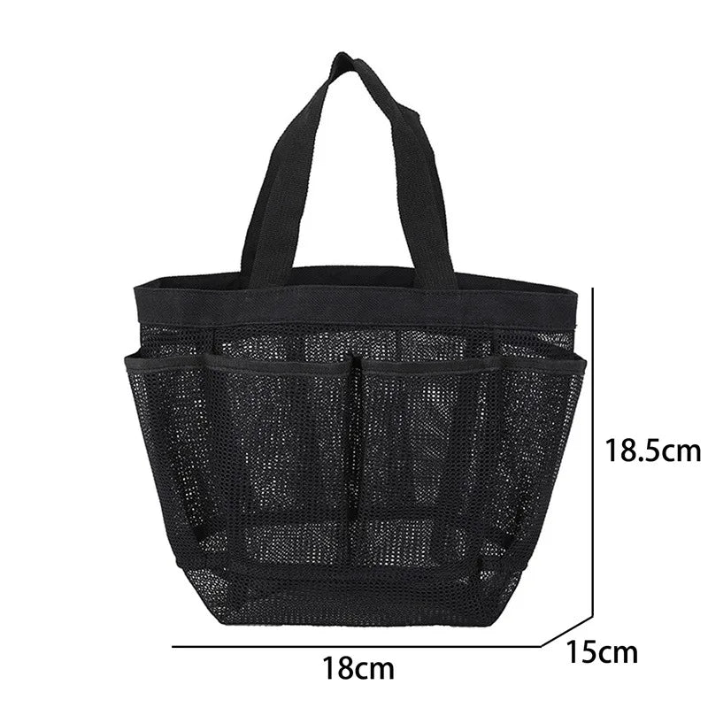 Quick-Dry Mesh Shower Caddy Tote for College Dorms