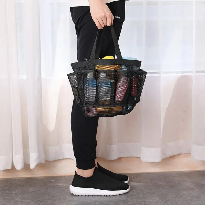 Quick-Dry Mesh Shower Caddy Tote for College Dorms