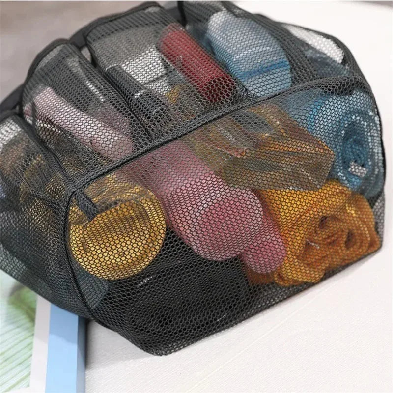Quick-Dry Mesh Shower Caddy Tote for College Dorms