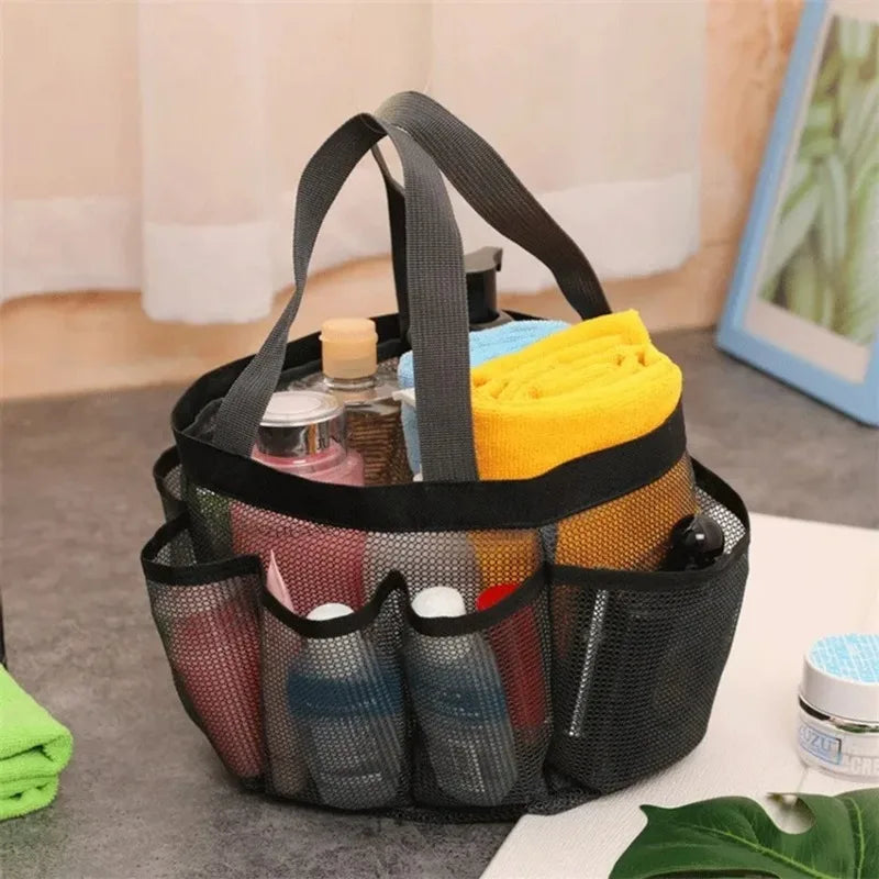 Quick-Dry Mesh Shower Caddy Tote for College Dorms