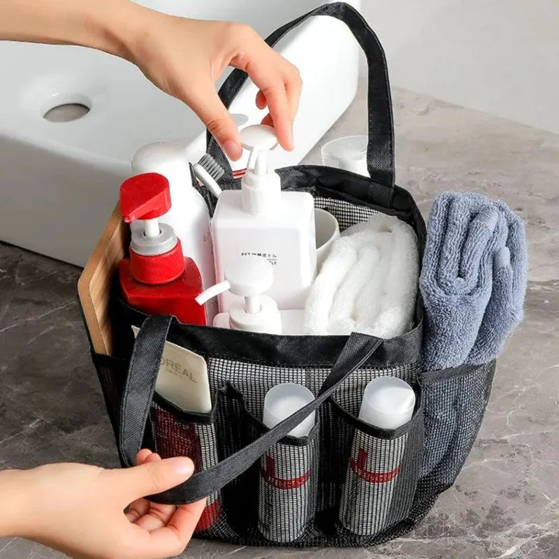 Quick-Dry Mesh Shower Caddy Tote for College Dorms